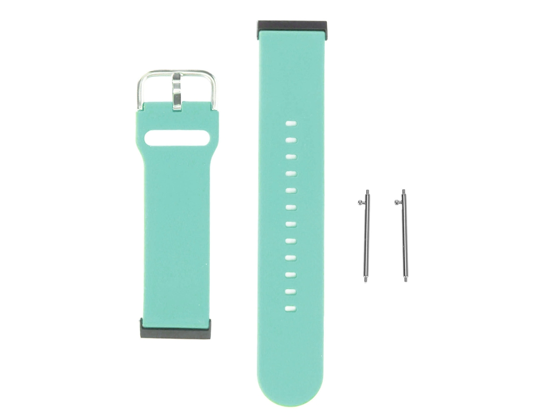Correa ajustable de silicona para smartwatch Suunto 7 azul claro