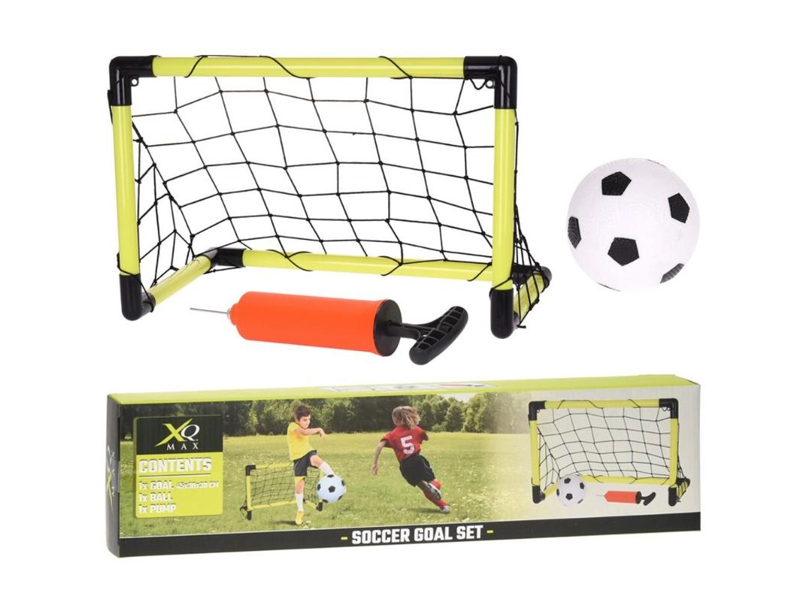 Balon + bomba + porteria 90x45x60 cm