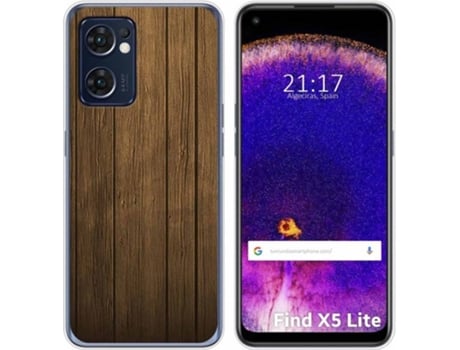 Carcasa Oppo Find X5 Lite 5G TUMUNDOSMARTPHONE Dibujos Madera Multicolor