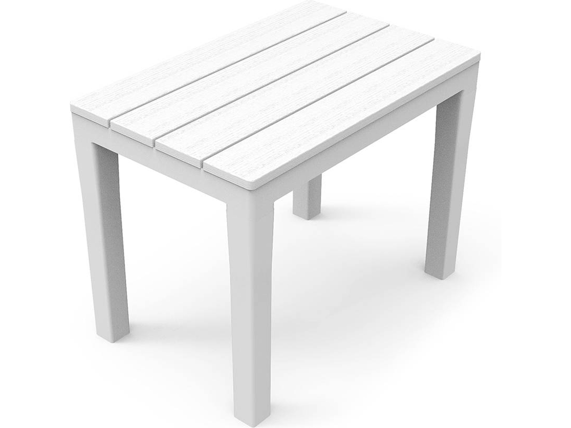 Banco de Resina IPAE PROGARDEN (Blanco - 60x38,5x45 cm)
