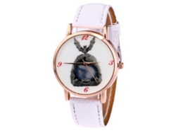 Reloj De Pulsera Unisex Con Correa De Piel Sintética, Estampado De Batman, Estilo Moderno.
