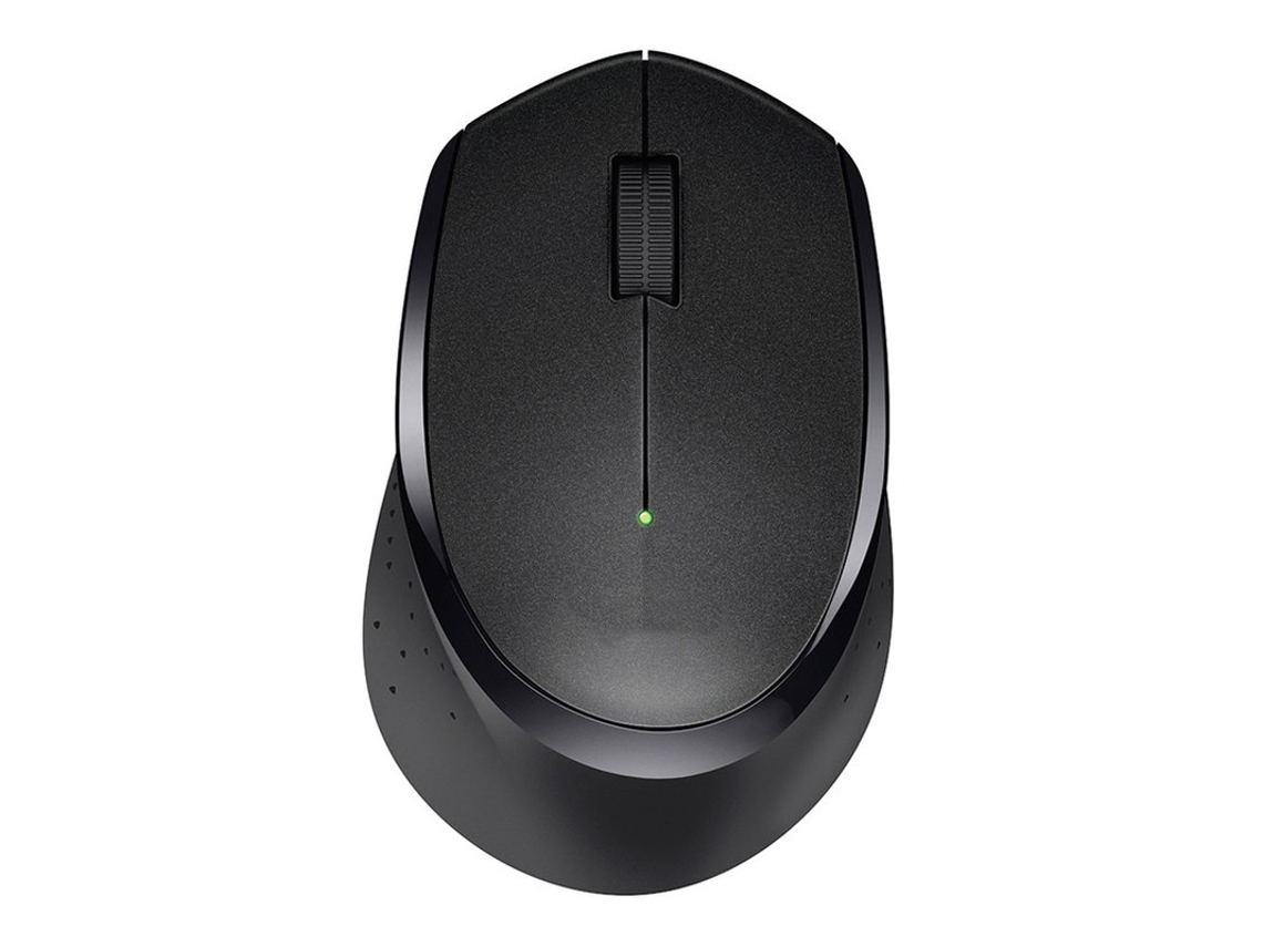 Ratón inalámbrico YIZHOOD M330 1000DPI óptico silencioso 2,4 GHz con receptor USB para oficina en casa usando PC negro