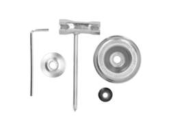 Kit de mantenimiento con adaptador de cuchilla para cortadoras Stihl, accesorios duraderos de acero inoxidable.