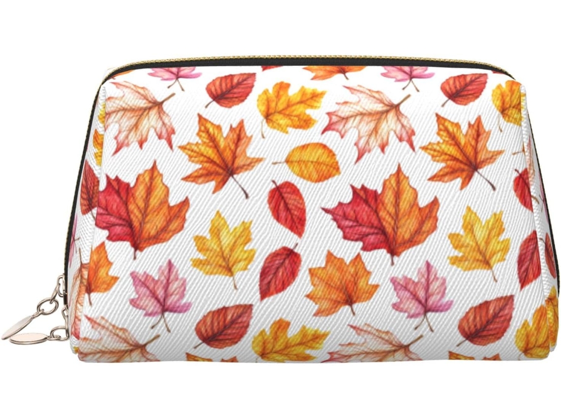 Neceser De Viaje Cuero Organizador Para Mujer Diseño Estampado Vacaciones