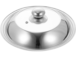 Tapa Para Tetera De Acero Inoxidable Con Borde Integrado.