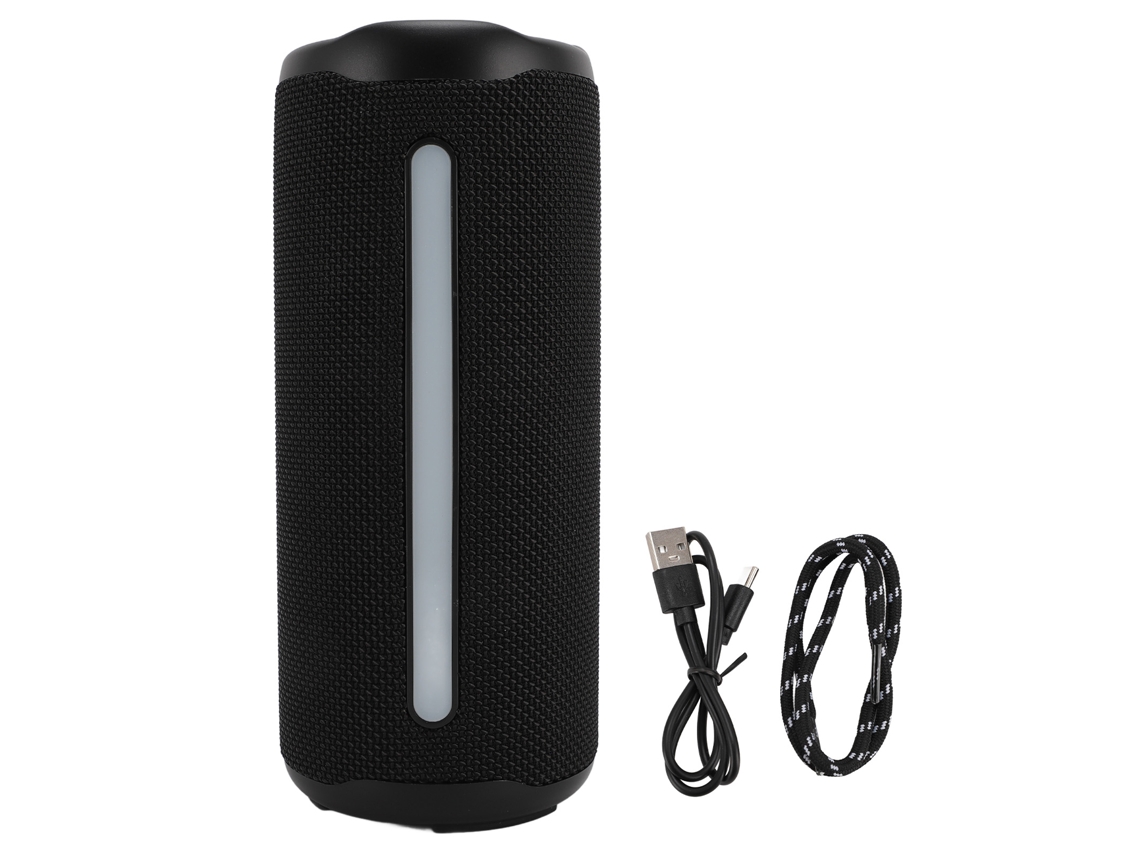 Altavoz Bluetooth Resistente Al Agua Ipx4 Con Micrófono Integrado, Compatible Con Tarjeta Sd De 128 Gb, Bluetooth 5.3 Con Iluminación Rgb.