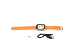 Reloj inteligente para niños con cámara dual y múltiples funciones, pantalla HD, para niños de 4 a 12 años, naranja Ly Ebike