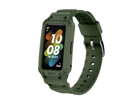 Correa Smartwatch para Huawei Band 6/7 / Honor Band 6 JSM Elástica Ajustable Integrada TPU (Verde Ejército)