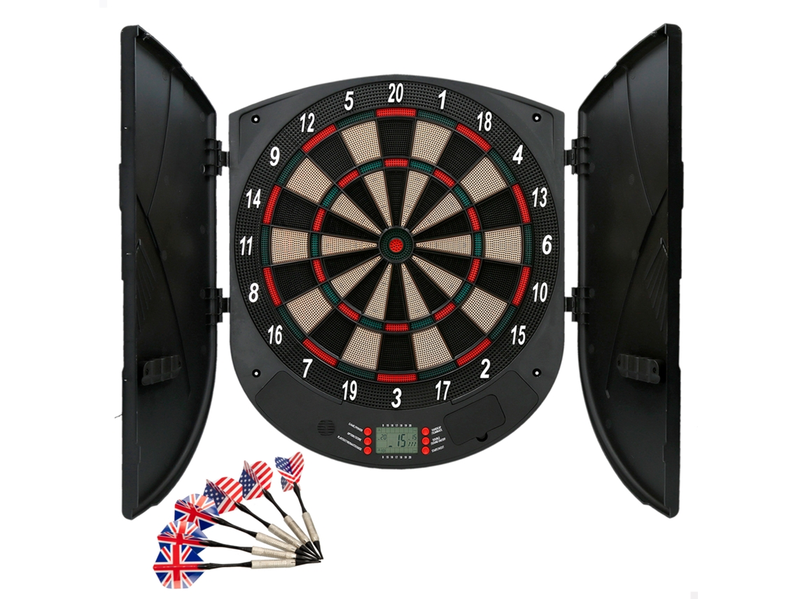 Juego de Dardos Electrónico AKTIVE SPORTS con 6 Dardos (50 x 45 cm)