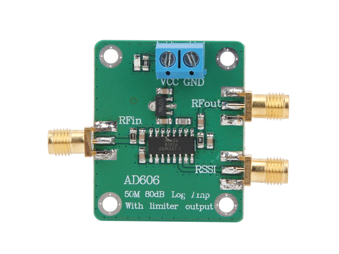 Módulo Detector Logarítmico Ad606 Amplificador Demodulación 80db Bajo Consumo De Energía Ajustable