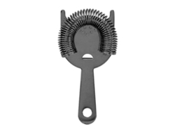 Colador De Cóctel De Acero Inoxidable Con Resorte De Acero Para Uso Profesional En Bares Y En El Hogar - Negro