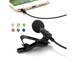 Micrófono Lavalier Con Cable De 3,5 Mm Adecuado Para Teléfonos Móviles, Cámaras Slr Y Ordenadores Gertiz