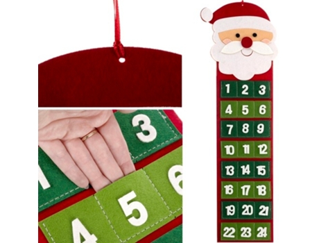 Calendario de Adviento - colgante RUHHY 22252