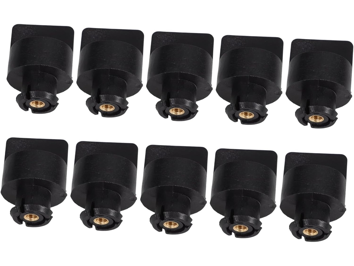 10 Tornillos Para La Tapa Del Filtro De Aire De Motosierra, Plástico Negro.