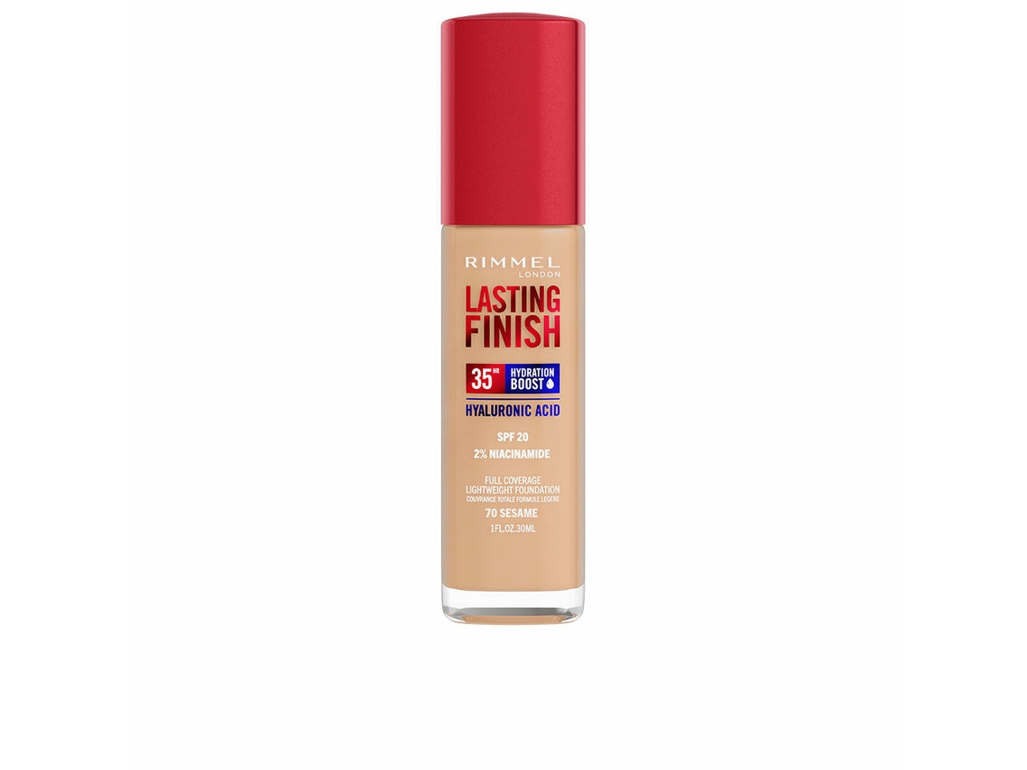 Base de Maquillaje Cremosa RIMMEL LONDON Lasting Finish Nº 070 Sesame Spf 20 30 ml