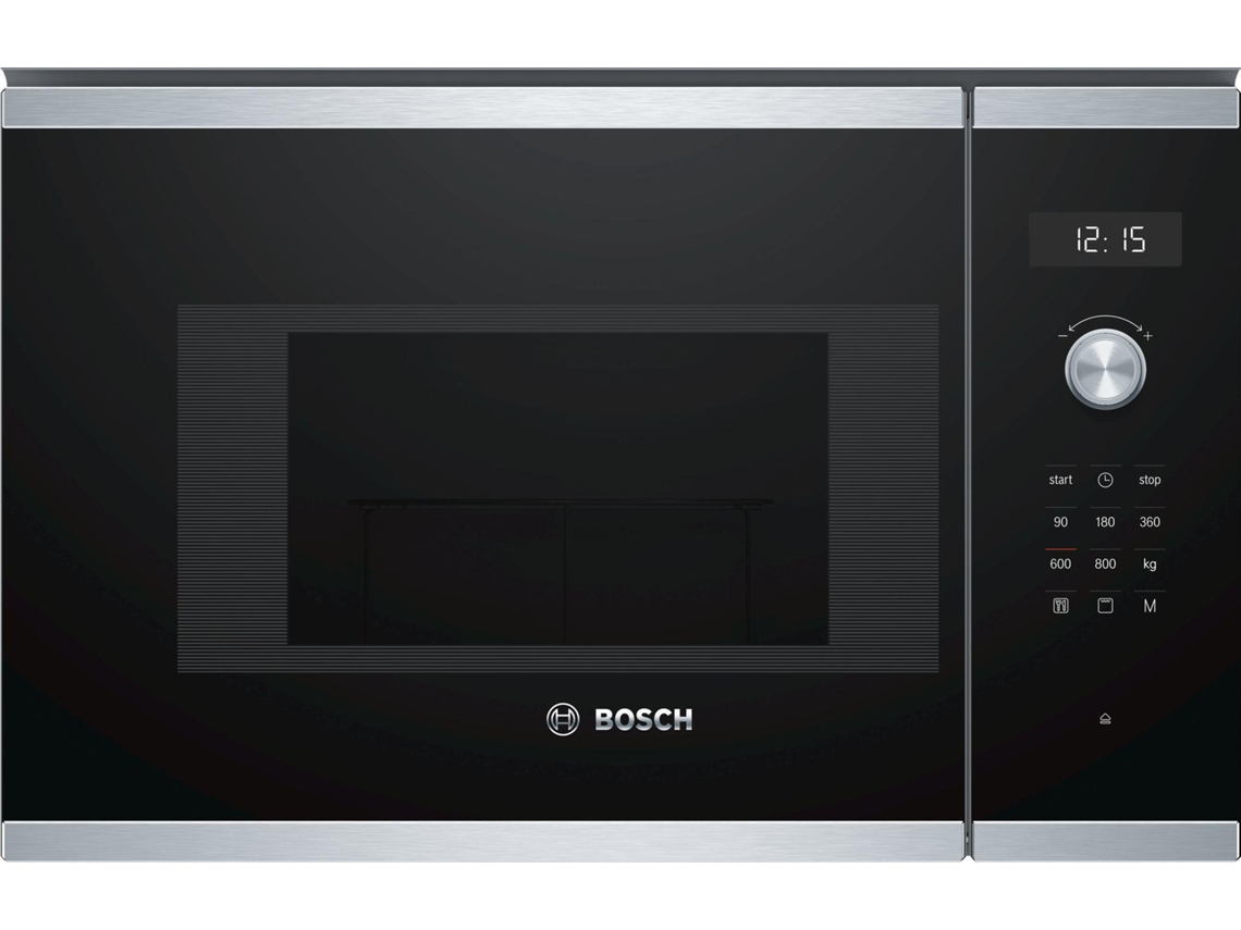 Bosch Serie 6 Bel524Ms0 Microondas integrado Microondas Grill 20 L 800 W Negro Acero inoxidable