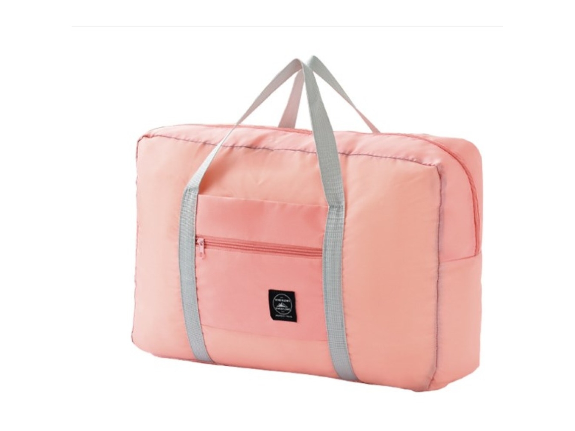 Caja de almacenamiento de bolsa de viaje resistente al agua rosa (20x20x5cm) Kofihety