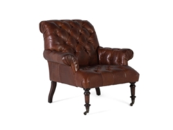 Fauteuil Rembourré De Piel Con Accoudoirs Capitonnés Giner Y Colomer