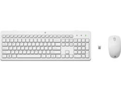 HP 230 Wireless Mouse And Keyboard Combo Teclado Ratón Incluido Rf Inalámbrico Blanco