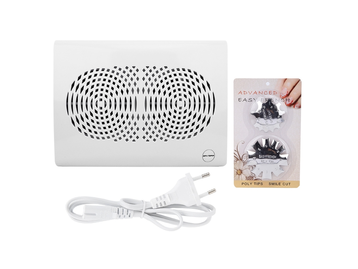 Aspiradora de doble ventilador para polvo de uñas de 20 W, máquina para decoración de uñas Solon