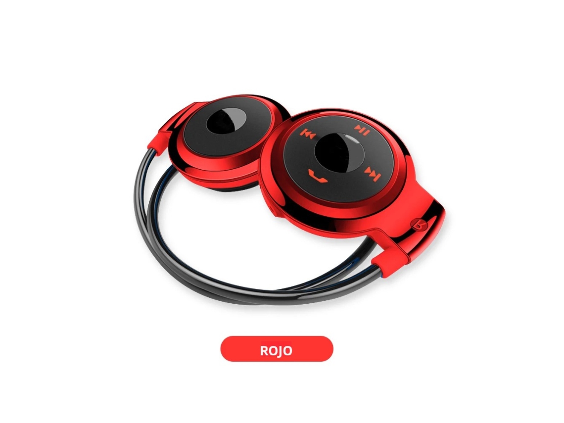 FONES DE OUVIDO ESTÉREO MDUG sem fio, microfone mãos livres, estilo colar e cancelamento de ruído