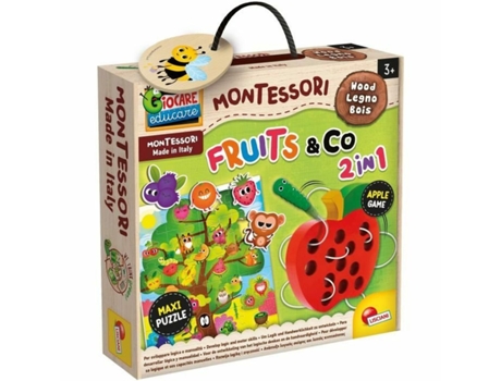 Juego Educativo LISCIANI GIOCHI Fruits & Co 2 in 1