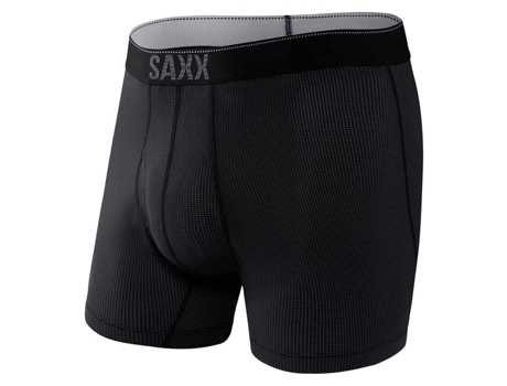 Ropa interior para Hombre SAXX UNDERWEAR Quest Fly Negro para Montaña (M)