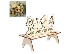 Soporte De Madera Para Huevos De Pascua, Estante Decorativo Para Gallinas Para Pascua En El Hogar, Ligero.