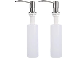 Dispensador De Pia De Cozinha Cryfokt, Dispensador De Banheiro Em Aço Inoxidável 304, Kit Com 2 Unidades Para Cozinha