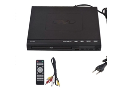 Reproductor De Dvd Doméstico Dvd-225 Con Salida Av Y Control Remoto Para Tv Y Enchufe Europeo.