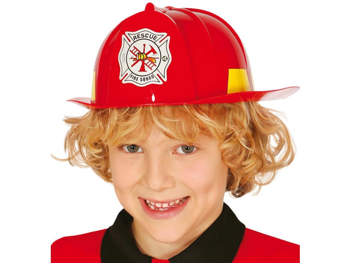 Casco DISFRAZZES Bombero Infantil (Talla: Talla Universal)