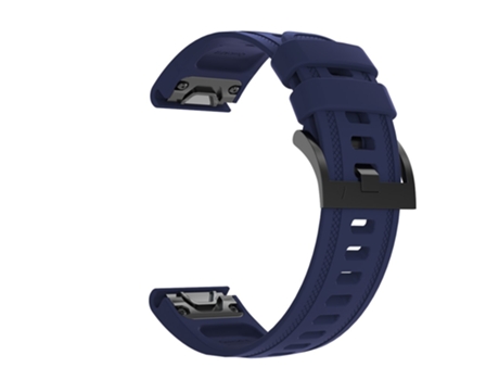 Correa de Silicona para Garmin Fenix 7S/6S Pro/6S/6X/6/5S Plus/5S/Instinct 2S - azul oscuro