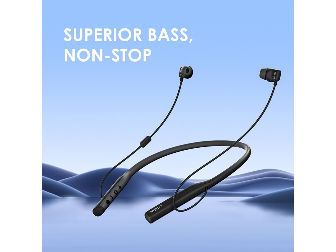 Oraimo Necklace 4 Fone De Ouvido Colar Dual Eq Conexão Múltipla 50h Carga Rápida Ipx5