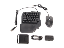 Kit convertidor de teclado y ratón con cable, Plug and Play, alta sensibilidad, adaptador convertidor para juegos móviles CHABERLU
