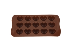 Bjww-Molde De Silicona Para Chocolate 15 Huecos Corazón Herramienta De Bricolaje Para Hacer Chocolate Rojo