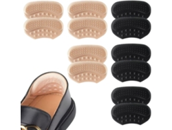 6 Pares Almohadillas Talón Autoadhesivas Antideslizantes, Prevención Roce, Para Zapatos Anchos