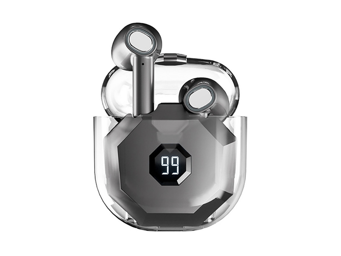 Auriculares Manos Libres Emparejamiento Horas Reproducción Incorporado YEMAESRE Bluetooth Gris
