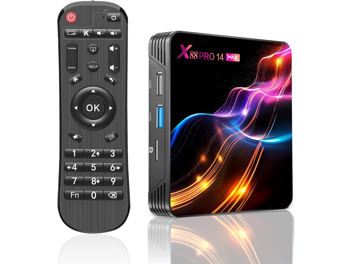 Tv Box X14 Max Android 14 4gb Ram 64gb Rom Rk3528 8k 3d Doble Wifi Bluetooth 5.0 Ethernet Usb3.0