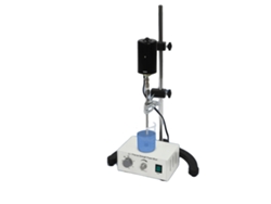 Agitador de sobremesa de 100 W CC, control de velocidad, base semicircular, temporizador de 120 minutos, acero inoxidable duradero OEM