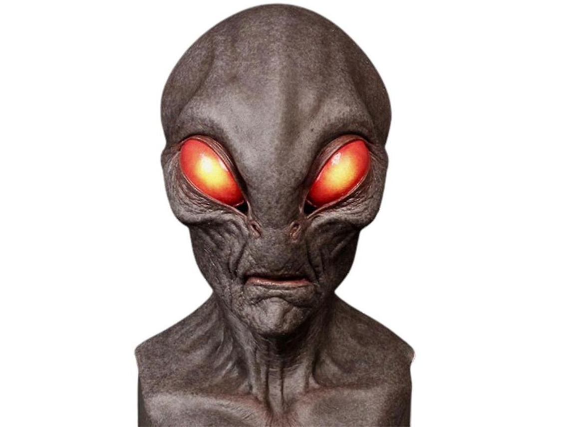 Máscara De Látex De Alienígena Para Fiesta De Halloween, Cosplay, Diadema Aterradora, Talla Única Ypr