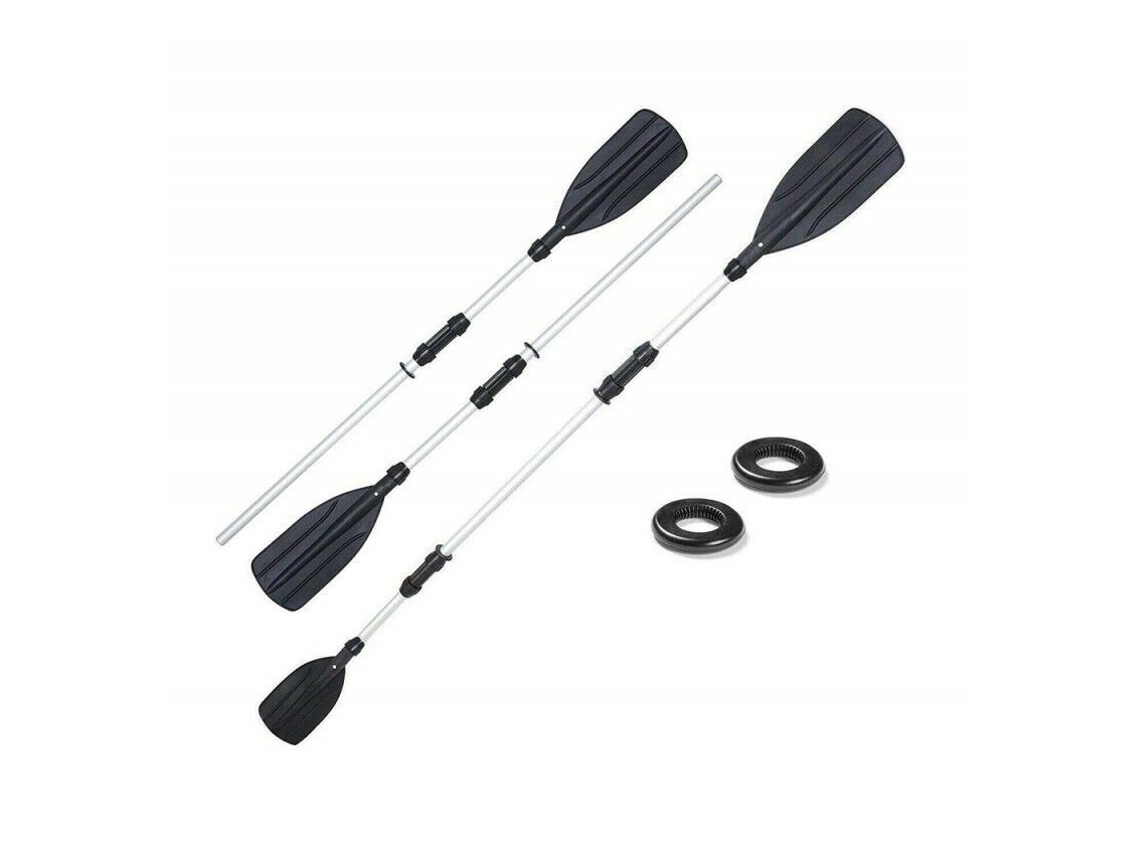 Remos Para Barca Bote Kayak De Aluminio 2 En 1 Anillas SOLMAR