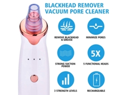 Extractor de puntos negros eléctrico con succión, limpiador de poros Belleza Blanca