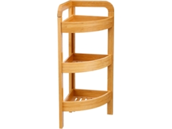 Esquina de Baño Organizador Bambú 3 Nivel (23X23X61Cm) EDM