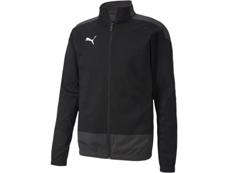 Chaqueta PUMA Teamgoal Poly (Negro y Gris - M)