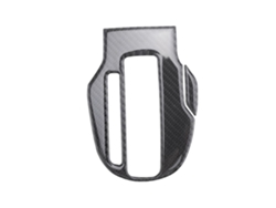 Embellecedor Adhesivo Decorativo Para La Cubierta Del Panel De La Palanca De Cambios Del Coche, Fabricado En Fibra De Carbono, Para Fit 2014-2018.