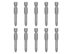 10 Piezas Broca De Destornillador Eléctrico 5mm S1/4 Cruzada Magnética Reemplazo