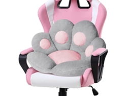 Cojín Para Silla, Cómodo Cojín De Felpa Para Asiento De Oficina, Decoración Del Hogar (gris/60 X 70 Cm) Gertiz
