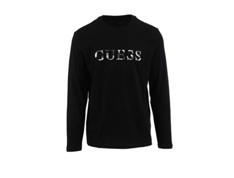 Camiseta GUESS JEANS Algodón Hombre (S - Negro)