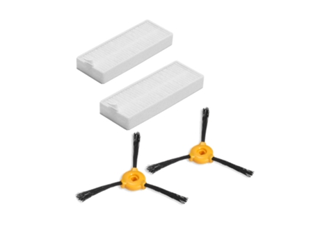 Aspiradora Robótica cepillos laterales cepillo filtros Hepa filtro para Conga Slim 890 piezas de Robot aspirador Accesorios