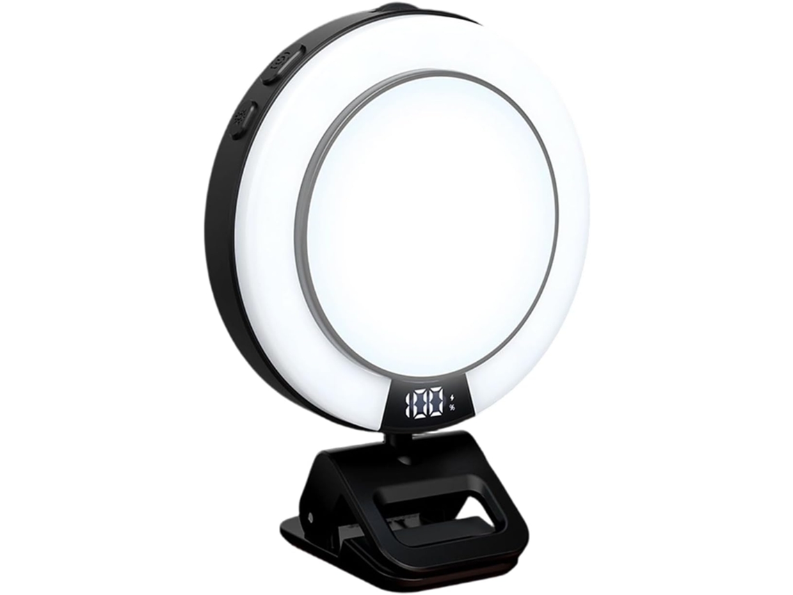 Anillo De Luz Led Usb Para Selfies Con Brillo Ajustable Para Selfies, Reuniones Y Creación De Contenido.